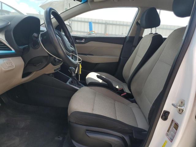 3KPC24A35KE062303 - 2019 HYUNDAI ACCENT SE WHITE photo 7