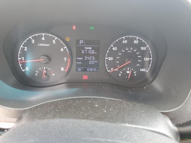 3KPC24A35KE062303 - 2019 HYUNDAI ACCENT SE WHITE photo 9