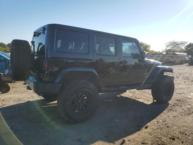 1C4BJWEG0EL277994 - 2014 JEEP WRANGLER U SAHARA BLACK photo 3