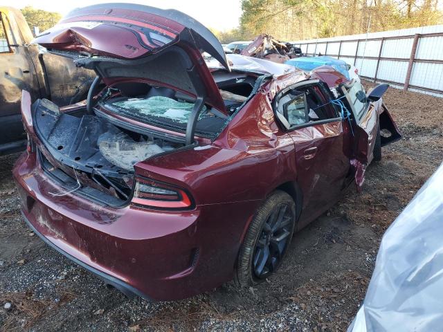 2C3CDXHG5NH106298 - 2022 DODGE CHARGER GT BURGUNDY photo 3