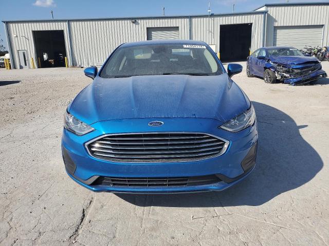 3FA6P0T99LR245664 - 2020 FORD FUSION SE BLUE photo 5