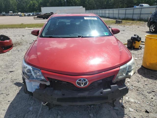 4T1BF1FK8CU596473 - 2012 TOYOTA CAMRY BASE წითელი ფოტო 5