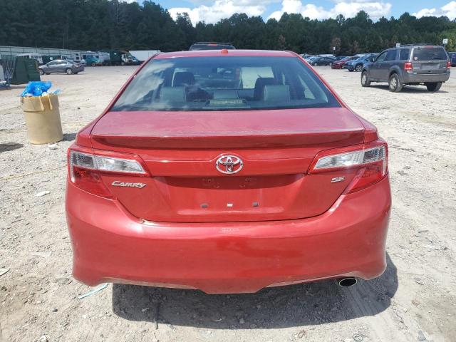 4T1BF1FK8CU596473 - 2012 TOYOTA CAMRY BASE წითელი ფოტო 6