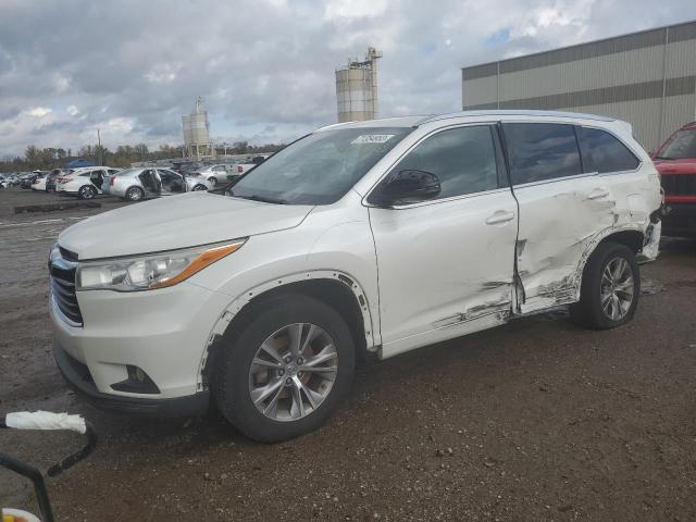 5TDJKRFH6ES066363 - 2014 TOYOTA HIGHLANDER XLE WHITE photo 1