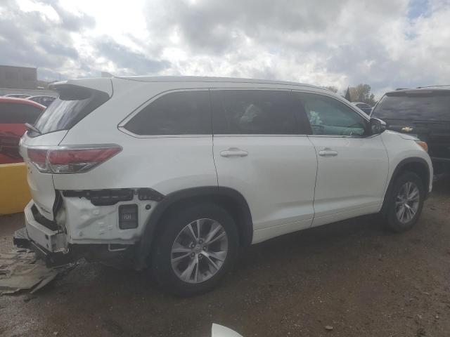 5TDJKRFH6ES066363 - 2014 TOYOTA HIGHLANDER XLE WHITE photo 3