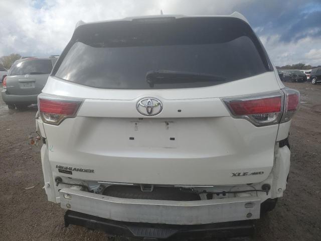 5TDJKRFH6ES066363 - 2014 TOYOTA HIGHLANDER XLE WHITE photo 6