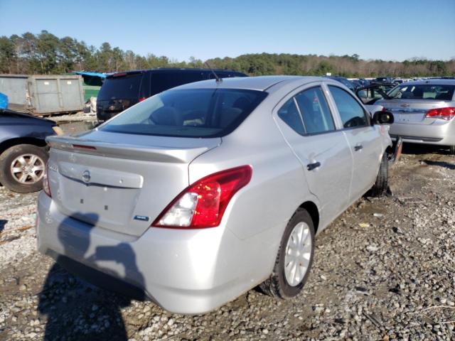 3N1CN7AP5FL826795 - 2015 NISSAN VERSA S SILVER photo 3