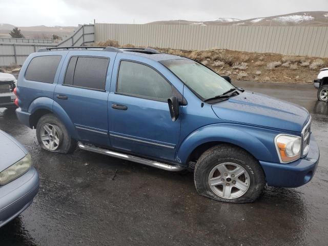 1D4HB58D24F216116 - 2004 DODGE DURANGO LIMITED BLUE photo 4