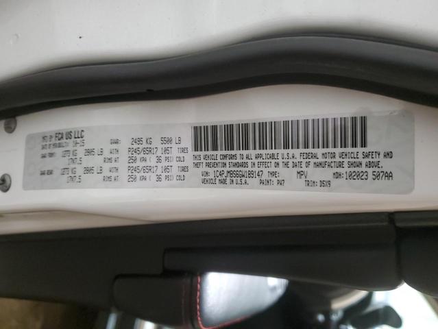1C4PJMBS6GW189147 - 2016 JEEP CHEROKEE TRAILHAWK 白色 照片 13