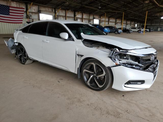 1HGCV1F30JA257369 - 2018 HONDA ACCORD SPORT Ақ фото 4