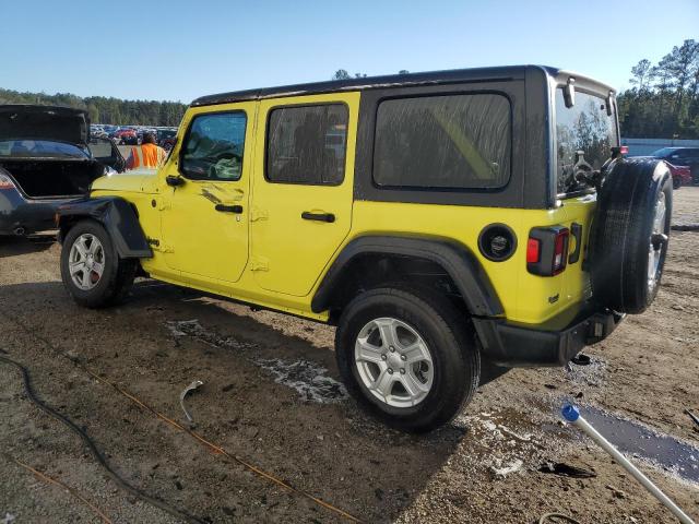 1C4HJXDN5NW231737 - 2022 JEEP WRANGLER U SPORT YELLOW photo 2