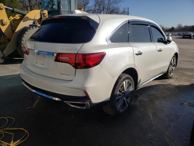 5J8YD4H5XJL025665 - 2018 ACURA MDX TECHNOLOGY WHITE photo 3