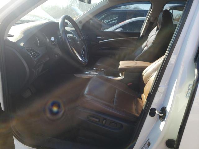 5J8YD4H5XJL025665 - 2018 ACURA MDX TECHNOLOGY WHITE photo 7