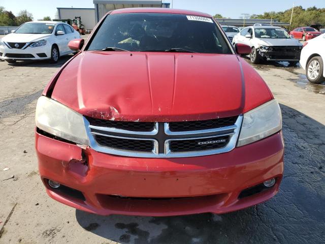 1C3CDZEG3CN196894 - 2012 DODGE AVENGER SXT MAROON photo 5