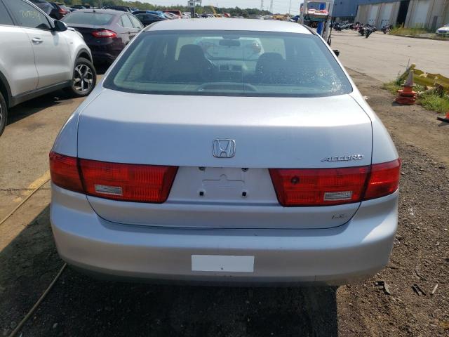 1HGCM56485A186236 - 2005 HONDA ACCORD LX SILVER photo 6