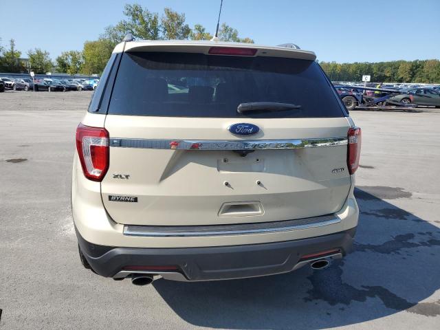 1FM5K8D83JGA75553 - 2018 FORD EXPLORER XLT 奶油色 照片 6