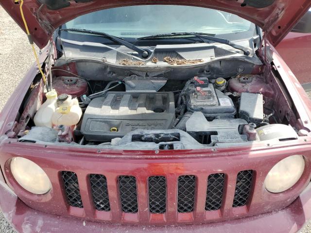 1C4NJRBB1CD537575 - 2012 JEEP PATRIOT SPORT ბურგუნდია ფოტო 12