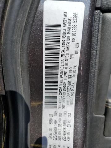 1C4PJMDS7HW611764 - 2017 JEEP CHEROKEE LIMITED GRAY photo 13