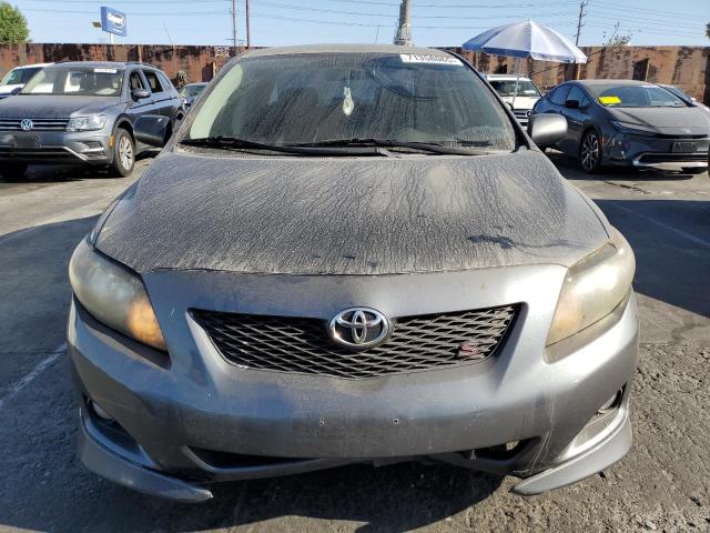 1NXBU40E39Z098779 - 2009 TOYOTA COROLLA BASE ნაცრისფერი ფოტო 5