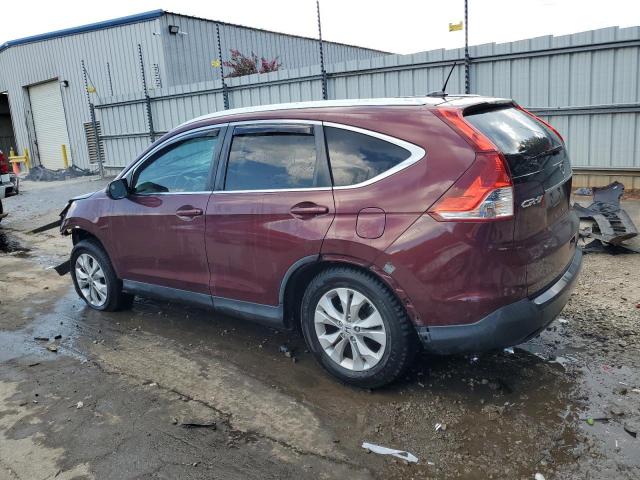 5J6RM3H70DL006880 - 2013 HONDA CR-V EXL BURGUNDY photo 2
