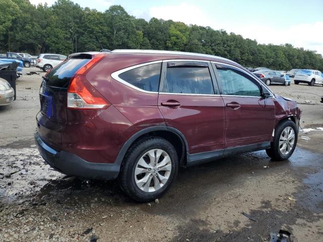 5J6RM3H70DL006880 - 2013 HONDA CR-V EXL BURGUNDY photo 3