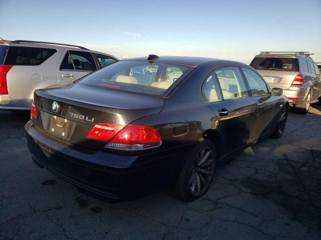 WBAHN83587DT74527 - 2007 BMW 7 SERIES BLACK photo 3