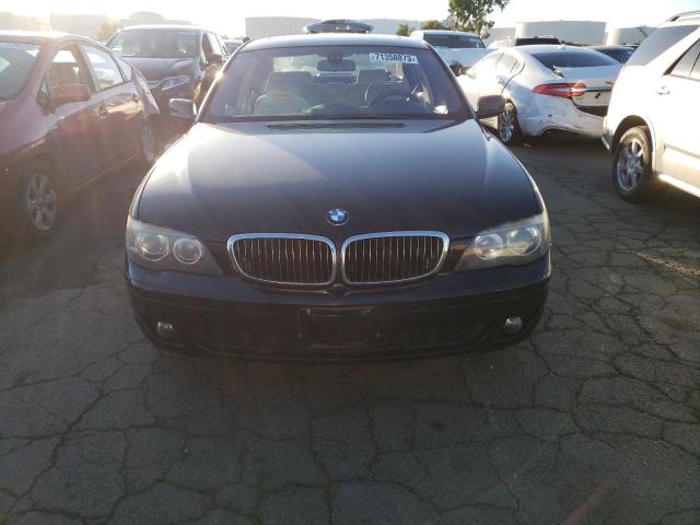 WBAHN83587DT74527 - 2007 BMW 7 SERIES BLACK photo 5