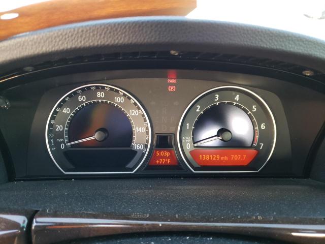 WBAHN83587DT74527 - 2007 BMW 7 SERIES BLACK photo 9