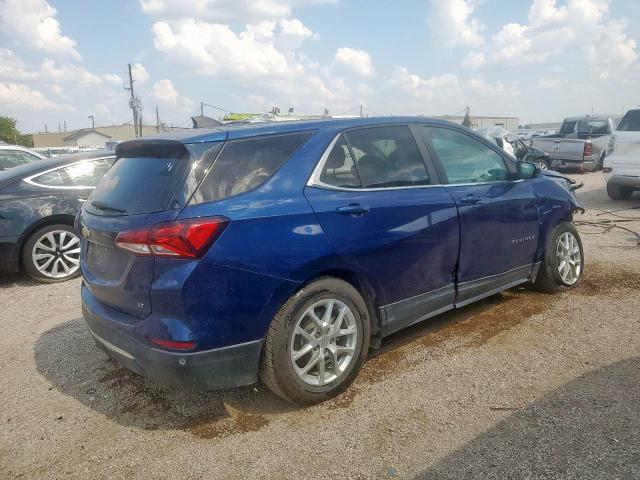 3GNAXKEV2NL294583 - 2022 CHEVROLET EQUINOX LT ლურჯი ფოტო 3