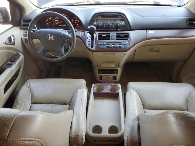 5FNRL38708B020215 - 2008 HONDA ODYSSEY EXL BLACK photo 8
