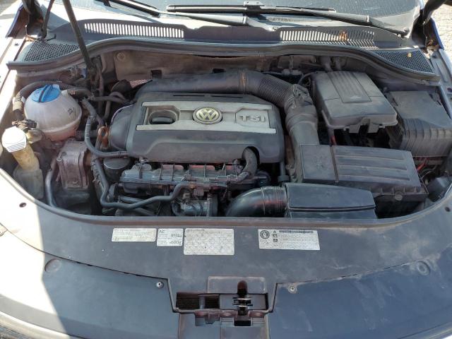 WVWMN7AN2CE515126 - 2012 VOLKSWAGEN CC SPORT BLUE photo 11