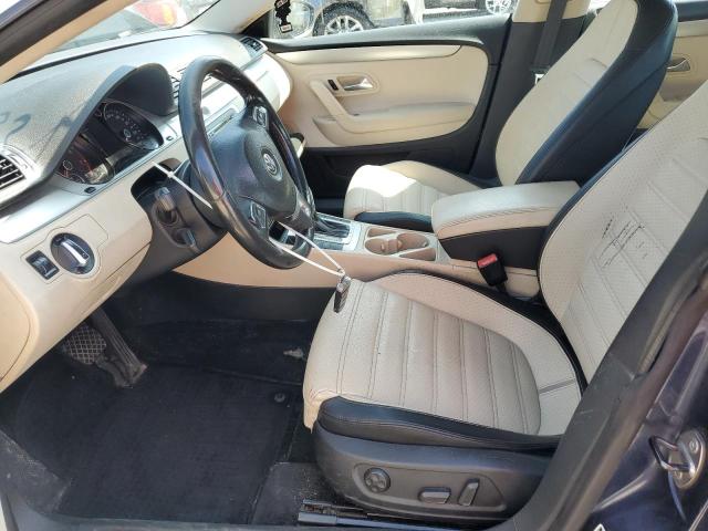 WVWMN7AN2CE515126 - 2012 VOLKSWAGEN CC SPORT BLUE photo 7