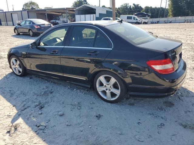 WDDGF8BB4AF409925 - 2010 MERCEDES-BENZ C 300 4MATIC BLACK photo 2