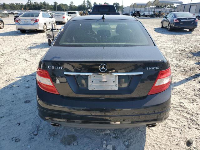 WDDGF8BB4AF409925 - 2010 MERCEDES-BENZ C 300 4MATIC BLACK photo 6