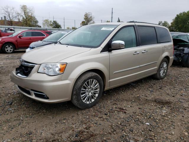 2C4RC1CG5DR615913 - 2013 CHRYSLER TOWN & COU TOURING L BEIGE photo 1