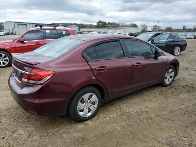 2HGFB2F50DH560025 - 2013 HONDA CIVIC LX MAROON photo 3