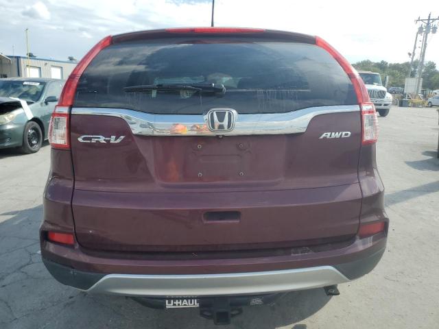 5J6RM4H59FL018727 - 2015 HONDA CR-V EX MAROON photo 6