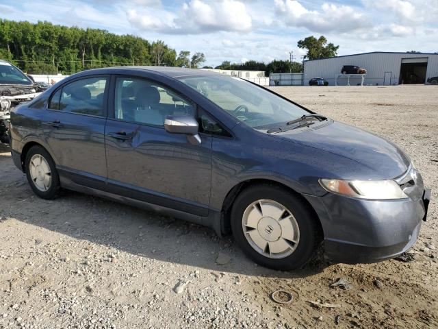 JHMFA36296S019272 - 2006 HONDA CIVIC HYBRID BLUE photo 4