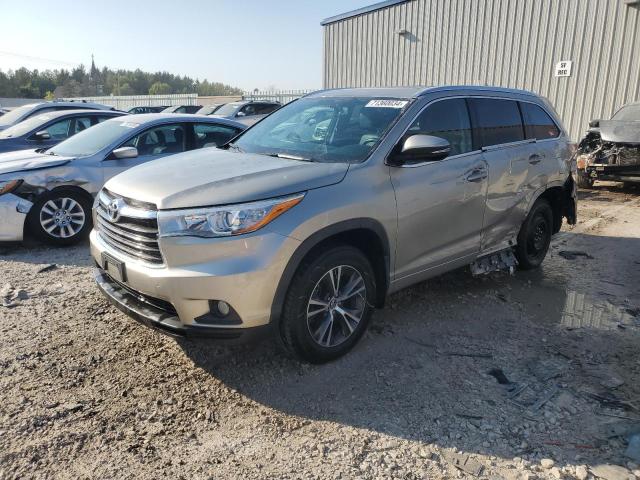 5TDJKRFH0GS292546 - 2016 TOYOTA HIGHLANDER XLE Bej foto 1