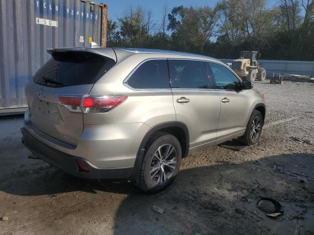 5TDJKRFH0GS292546 - 2016 TOYOTA HIGHLANDER XLE Bej foto 3