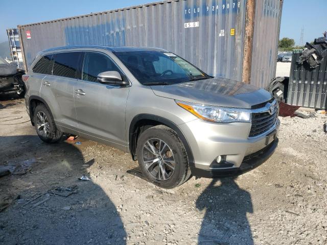 5TDJKRFH0GS292546 - 2016 TOYOTA HIGHLANDER XLE Bej foto 4