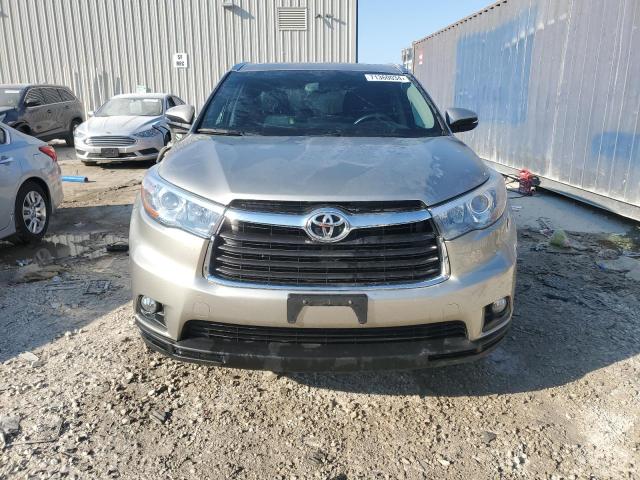 5TDJKRFH0GS292546 - 2016 TOYOTA HIGHLANDER XLE Bej foto 5