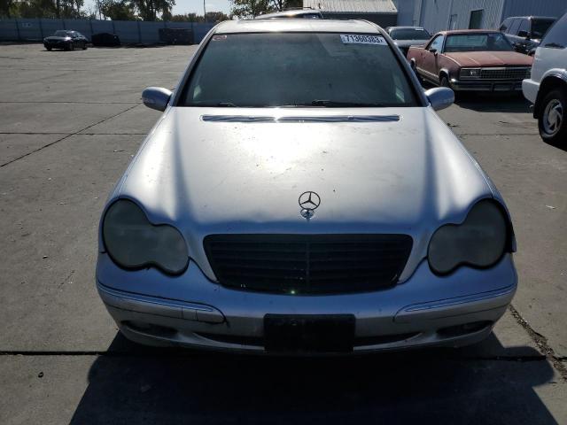 WDBRF61J83F374646 - 2003 MERCEDES-BENZ 190-CLASS 240 SILVER photo 5