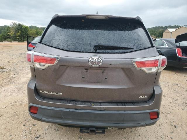 5TDKKRFH5FS074363 - 2015 TOYOTA HIGHLANDER XLE Boz foto 6
