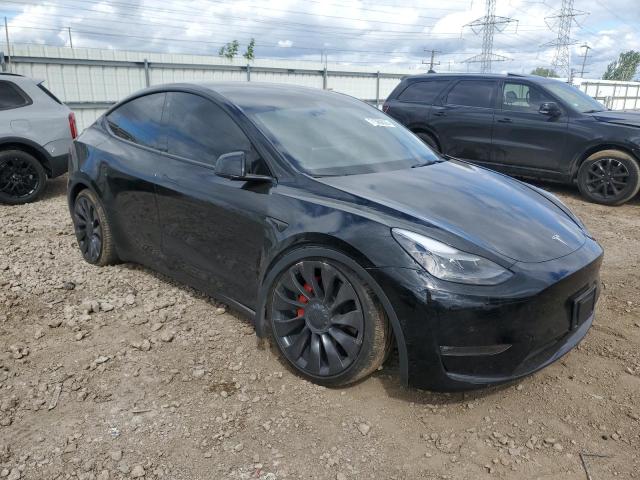 7SAYGDEF2NF461974 - 2022 TESLA MODEL Y 黑色 照片 4