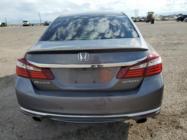 1HGCR2F53GA151566 - 2016 HONDA ACCORD SPORT Графитовый фото 6