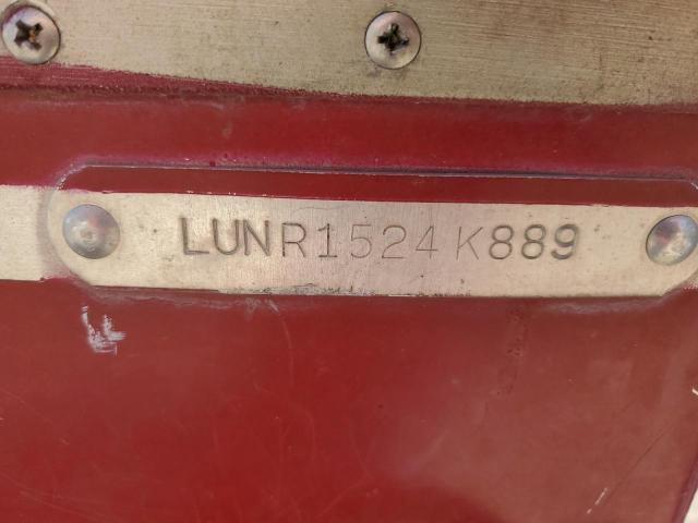 LUNR1524K889 - 1989 LUND BOAT W/TRL RED photo 10