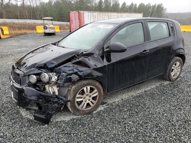 1G1JA6SH9C4164893 - 2012 CHEVROLET SONIC LS 黑色 照片 1