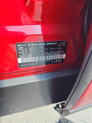 JA4J3UA84PZ042517 - 2023 MITSUBISHI OUTLANDER SE ბურგუნდია ფოტო 13