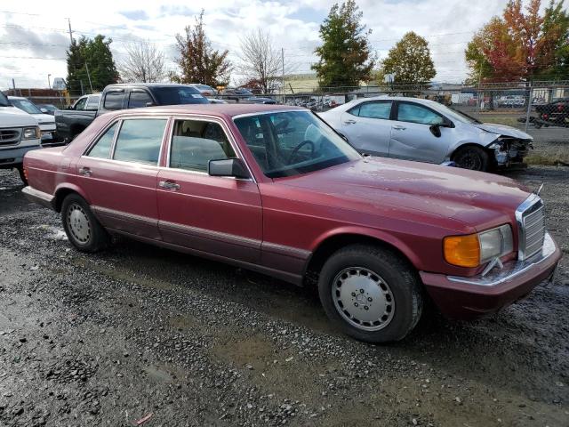 WDBCA35E0LA552451 - 1990 MERCEDES-BENZ 420-CLASS SEL MAROON photo 4